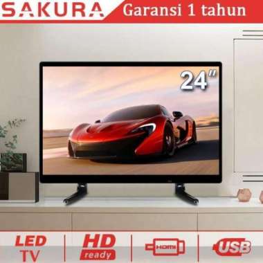TV LED 24 inch promo harga murah garansi 1 tahun tv  24 in