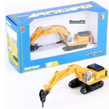 Miniatur Alat Berat - KDW Hammer Excavator - Mining Heavy Equipment