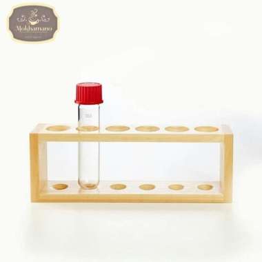 SUJI Sample Tube 150, Screw Cap GL 32, Red-Tabung Gelas Biji Kopi Teh