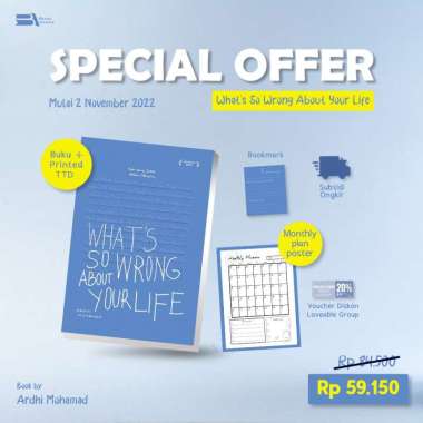 Buku Whats So Wrong About Your Life Ardhi Mohamad