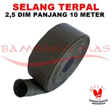 Selang Drip Irigasi Terpal Orchid Semi Karet 2.5 Dim Panjang 10 Meter
