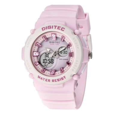 Digitec DG-4100T - Jam Tangan Wanita - Double Time - 4100 - Original - Random Pink