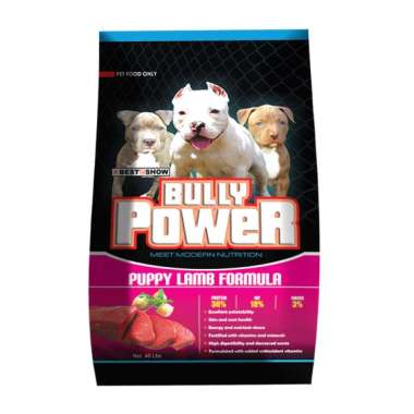 Best In Show Bully Power Puppy Lamb Formula 25Lbs ( Junior )/11,34kg