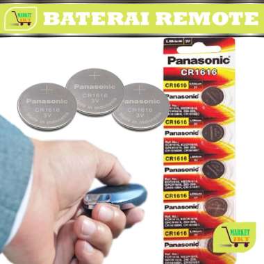 BATERAI KANCING - CR 1616 - REMOTE MOBIL - TOYOTA - DAIHATSU - SUZUKI