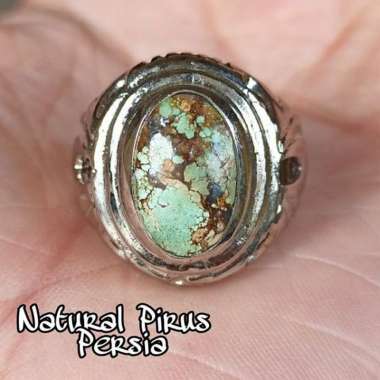 CINCIN BATU AKIK NATURAL PIRUS PERSIA MINIMALIS MOTIF MANTAP