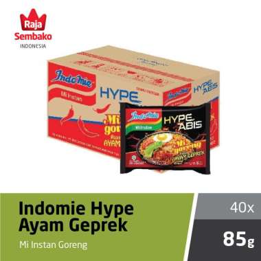Indomie Hype Mie Goreng Instant Ayam Geprek 85 gram - 1 dus