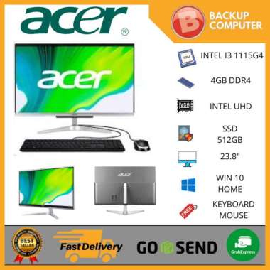 Acer Aspire C24-1651 AIO 23.8" i3-1135G7 4GB 512GB SSD W10 HOME