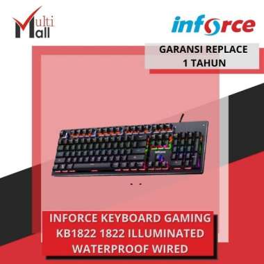 KEYBOARD INFORCE GAMING KB1822 1822 ILLUMINATED WATERPROOF WIRED