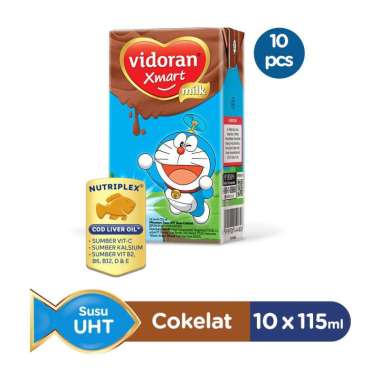 Promo Harga Vidoran Xmart UHT Coklat 115 ml - Blibli