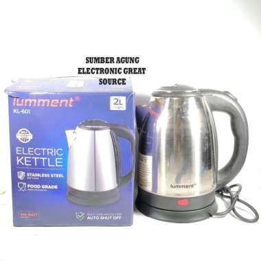 Lumment KL601 Electric Kettle Teko Listrik 2L Otomatis Mati Stainless