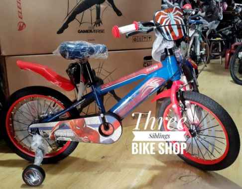 MARVEL SERIES TERBARU SEPEDA ANAK BMX 18 INCH ELEMENT SPIDERMAN 4.0