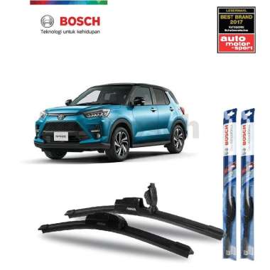Wiper Mobil Frameless Toyota Raize Ukuran 22" & 16" Bosch