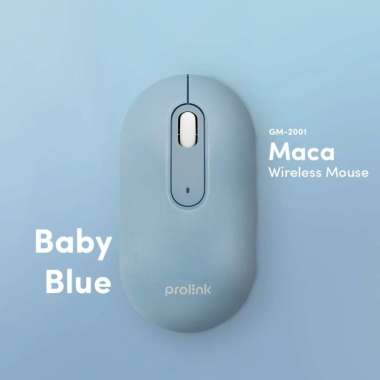 Prolink MACA Wireless Mouse Anti Bacterial Silent Click 1600DPI GM2001 MOUSE WIRELESS Biru