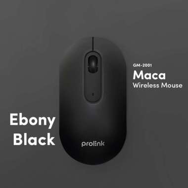 Prolink MACA Wireless Mouse Anti Bacterial Silent Click 1600DPI GM2001 MOUSE WIRELESS Hitam