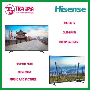 HISENSE 32A5000F LED TV LED 32 INCH DIGITAL TV HDMI GARANSI 4 TAHUN 3 HISENSE DIGITAL LED TV 32" - 3