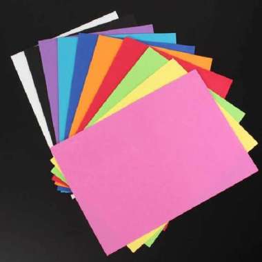 20x30 LEMBAR BUSA KREASI EVA FOAM ART POLOS Ungu