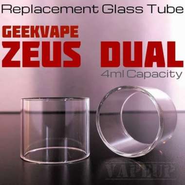 ZEUS DUAL Replacement Glass regular kaca zeus dual