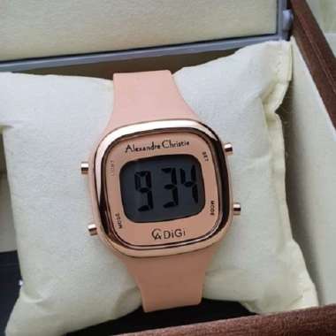 Jam Tangan Wanita Alexandre Christie AC9336 AC 9336 Peach Original