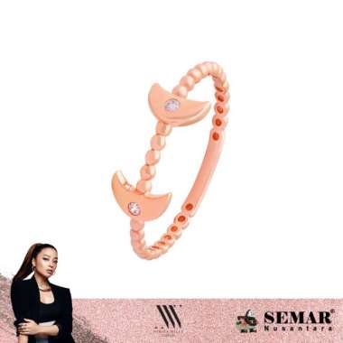 NIKITA WILLY GOLD RING AMALFI COAST TWO MOON 12