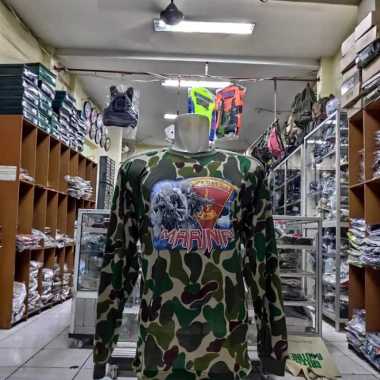 Kaos Bantalan Marinir Loreng | Kaos Bantalan KKO Marinir |