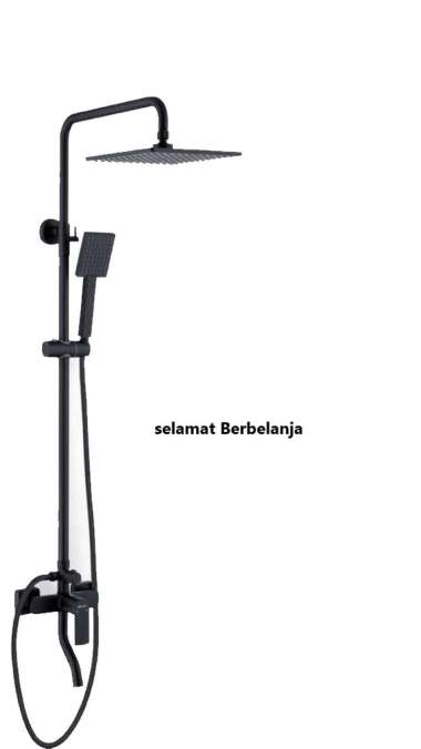 shower set hitam panas dingin BREZIO FCBZ 1903 hand rain shower tiang 100 % ORIGINAL Multicolor