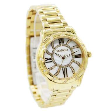 MANGO MA6702L-81K - Jam Tangan Wanita Original - Gold