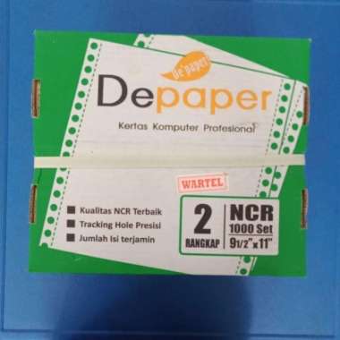 Continuous Form Depaper Ukuran Wartel 9,5:2 X 11:2 2 Ply