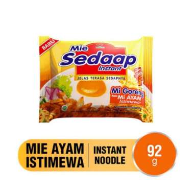 Promo Harga Sedaap Mie Goreng Mi Ayam Istimewa 92 gr - Blibli