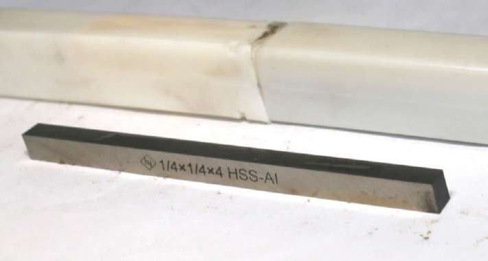 HEYE Pahat Bubut HSS-AL 1/4"x1/4"x4" SQUARE TOOL BIT
