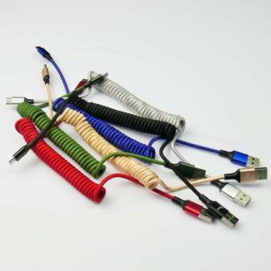 ALCHA CABLE USB TYPE C COILED MECHANICAL KEYBOARD KABEL COIL RANDOM