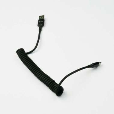 ALCHA CABLE USB TYPE C COILED MECHANICAL KEYBOARD KABEL COIL BLACK
