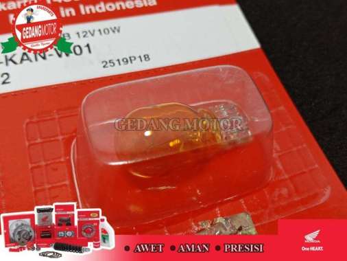 BOHLAM LAMPU DOP RITING SEIN KUNING T13 AHM SUPRA VARIO BEAT FI KAN