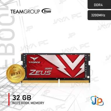 Memory Ram Team T-Force Zeus Sodimm DDR4 PC25600 3200Mhz 32GB Gaming