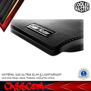 Cooling Pad Cooler Master Notepal i100 Cooler Pad - Fan Laptop