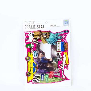 Michiro Bingkai Foto Tempel Di Dinding Sticker Flat Photo Frame Seal New York