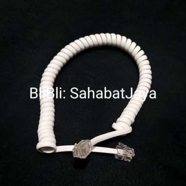 Kabel Telepon Spiral Kabel Gagang Telepon RJ9