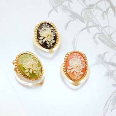 1901 Jewelry Bros Wanita Chloe Lapis Emas - Biru Muda