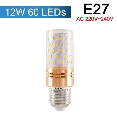 EyeBohlam LED Corn Light Bulb E27 12W 60 LED SMD2835 Cold White