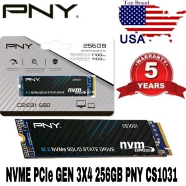 PNY SSD NVME 256GB CS1031 PCIE Gen 3x4 M.2 2280 CS1031 M.2 2280 NVMe G