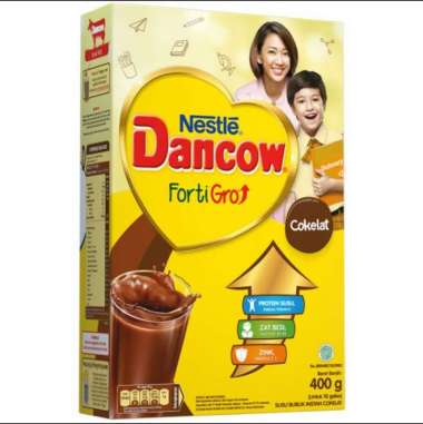 Promo Harga Dancow FortiGro Susu Bubuk Instant Cokelat 400 gr - Blibli