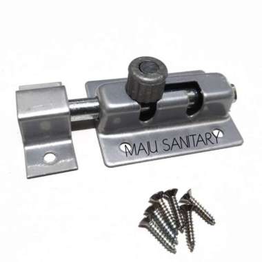 GRENDEL SLOT PINTU 2 INCH GRENDEL BESI TEBAL GRENDEL TOWER BOLT 2 INCH