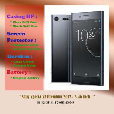 Sony Xperia XZ Premium 2017 - 5.46 inch - Case - Screen Protector - Battery - Dll Battery