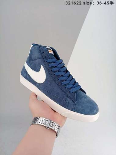 nike blazers women's blue