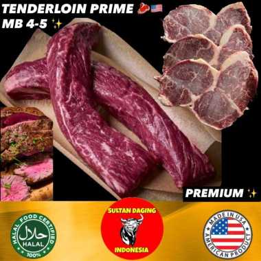 USA TENDERLOIN PRIME HANGING TENDERLOIN MB 5 200 GRAM IMPORT US/ WAGYU TENDERLOIN MB5/ TENDERLOIN MB