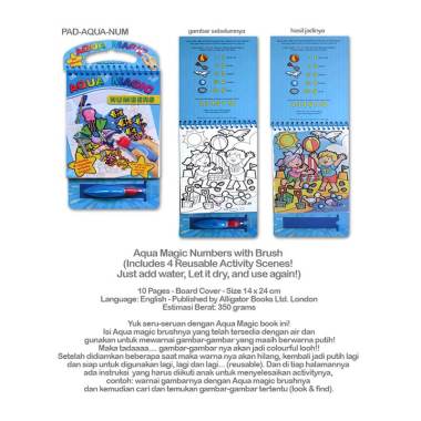 Jual Alligator Books Aqua Magic Numbers With Brush Activity Book Murah Maret 2020 Blibli Com
