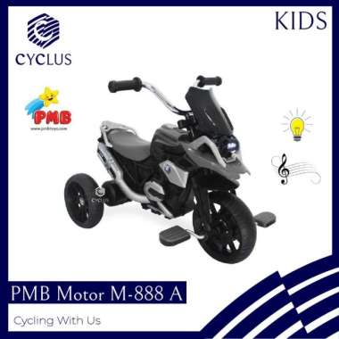 Sepeda Motor Motoran Anak Ninja PMB M 888-A Gowes Pushbike Motor Gowes Roda Tiga Ninja