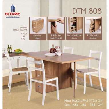 Olympic Meja Makan DTM Juno (Khusus Jabodetabek)