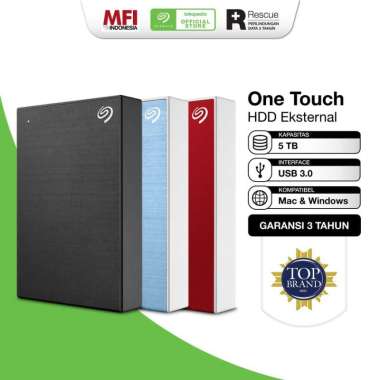 Seagate One Touch Hardisk Eksternal 5TB USB3.0 Black