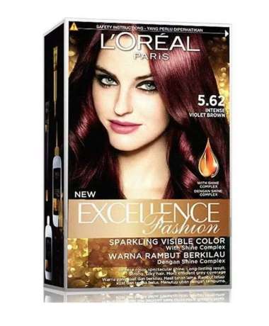Loreal Excellence Cat Rambut 5.62 Intense Violet Brrown