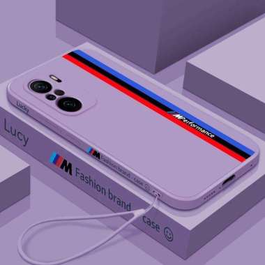 Case Xiaomi Poco X3 GT Silikon Color Lucky Case Premium Ungu